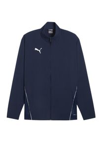 PUMA, Hommes Veste de sport 'TeamGoal', bleu foncé / blanc