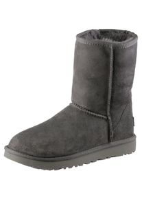 UGG Australia Ugg Classic Short Ii Stiefel Damen - grau - Gr. 36 - Leder