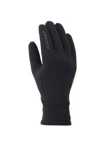 Ziener Idiwool Fingerhandschuhe - schwarz - Gr. 10 - Wolle/Nylon/Elastan
