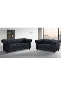 Home Affaire Sitzgruppe »Chesterfield«, (2 tlg.)