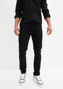 Slim Fit Stretch-Jeans Straight in schwarz, Grösse 56, 98% Baumwolle, bonprix