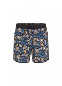 O`Neill O'NEILL, Hommes Boardshorts 'O'Riginals Scallop', bleu / jaune / noir / blanc