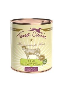 Terra Canis Classic Adult 6x800g Kalb mit Hirse, Gurke, gelber Melone & Bärlauch