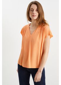 C&A Bluse, Orange, Größe: 36