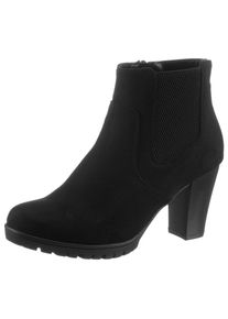 Citywalk CITY WALK Stiefelette, mit seitlichem Stretcheinsatz schwarz 37 In elegantem Look