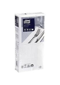 Tork® Servietten Soft Advanced 477402, 2-lagig, 1/8 Falz, geprägt, FSC®-Papier, weiss, 10 x 200 Stück