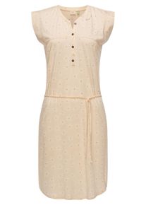 Ragwear Kleid 'Zofka' Damen Gr&ouml;&szlig;e 34 beige / gelb / wei&szlig; Winterkleid