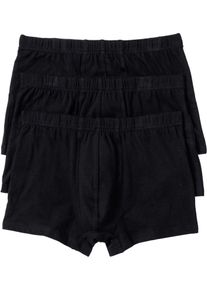 Boxershorts eng mit Baumwolle (3er Pack) in schwarz, Gr&ouml;sse 8 (XXL), 95% Baumwolle, bonprix