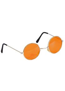 Amscan Occhiali hippie arancioni