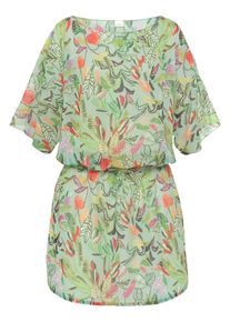 s.Oliver Tunika Damen Gr&ouml;&szlig;e 40/42 gr&uuml;n / mischfarben Sommerkleid