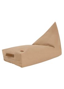nobodinoz - Oasis Kinder-Sitzsack, 109 x 53 cm, fawn