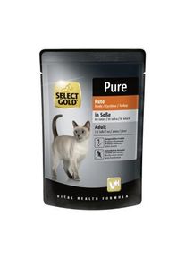 SELECT GOLD Adult Pure in Soße Pute 24x85 g