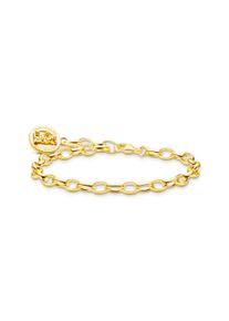 Thomas Sabo Charm-Armband mit Goldbären Logo-Ring vergoldet