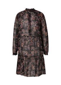 Second Female, Femmes Robe 'Miao', bleu clair / rouille / violet fonc&eacute; / noir / blanc