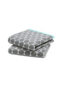 2 Jacquard-Handt&uuml;cher - Tchibo - Grau