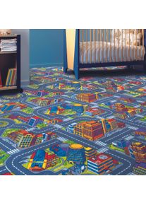 ANDIAMO Teppichboden »City«, rechteckig, Spielteppich, Strassenteppich, Breite 200 cm oder 400 cm, Kinderzimmer