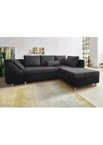 Collection AB Ecksofa »Sally L-Form«, mit und ohne Bettfunktion, inklusive loser Rücken- und Zierkissen