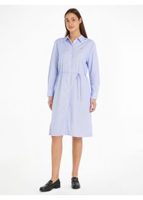 Tommy Hilfiger Shirtkleid »ESSENTIAL STP KNEE SHIRT DRESS«, mit Logoprägung