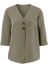Damen Schlupfbluse khaki