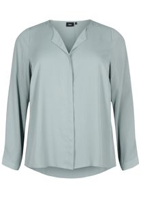 ZIZZI Bluse 'Seli' Damen Gr&ouml;&szlig;e XXXL/4XL gr&uuml;n