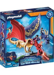 Playmobil® Konstruktions-Spielset »Dragons: The Nine Realms - Wu & Wei mit Jun (71080)«, (40 St.), Made in Germany