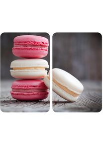 Wenko Herd-Abdeckplatte »Macarons«, (Set, 2 tlg.), aus gehärtetem Glas von Wenko