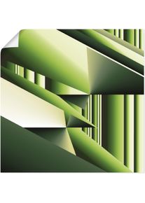 Artland Poster »Grüner Bambus Modern Art«, Muster, (1 St.), als Alubild, Leinwandbild, Wandaufkleber oder Poster in versch. Grössen