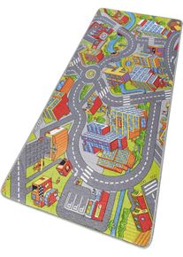 Hanse Home Kinderteppich »Smart City«, rechteckig, Kurzflor, Kinderteppich, Rutschfest, Spielteppich, Kinderzimmer