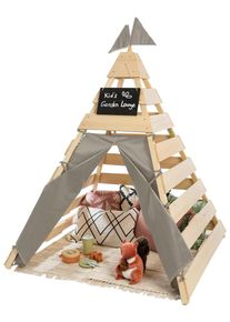 Muddy Buddy® Spielhaus »Tipi-Zelt Dreamer«, Holzschutz vorbehandelt, BxTxH: 135x135x170 cm