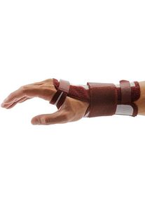 OMNIMED Ortho Manu Flex Handgelenk S 16cm links grau/bordeaux