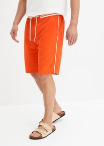 Strand-Bermuda mit Ripp-Bund in orange, Grösse 50, bonprix