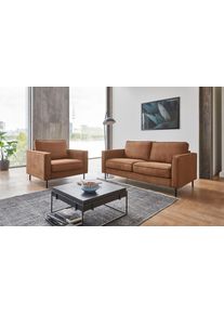 ATLANTIC HOME COLLECTION 2-Sitzer »Weston«, im skandinavischem Stil, mit Wellenunterfederung