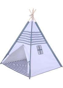 KNORRTOYS® Spielzelt »Tipi Zickzack«, mit Zeltstangen aus Holz