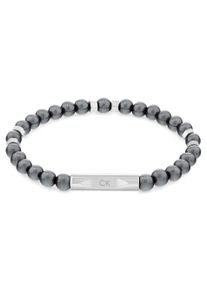 Calvin Klein Armband »Schmuck Edelstahl Armschmuck Steinarmband Zugarmband BEADS«, mit Hämatit oder Tigerauge