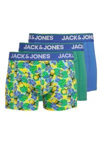 Jack & Jones Jack & Jones Boxershorts »JACPINEAPPLE SKULL TRUNKS 3 PACK SN«, (Packung, 3 St.)