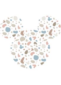 Komar Wandtattoo »Mickey Head Terrazzo Bambino«, (1 St.), 125x125 cm (Breite x Höhe), rund und selbstklebend