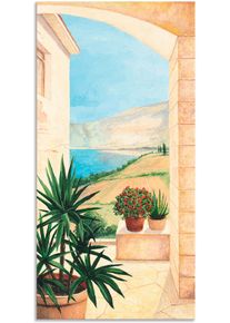 Artland Wandbild »Blick auf Toskanalandschaft«, Fensterblick, (1 St.), als Alubild, Outdoorbild, Leinwandbild, Poster, Wandaufkleber