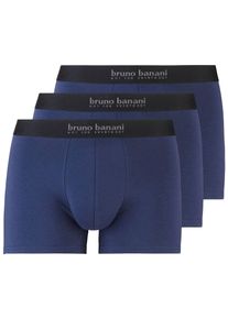 Bruno Banani Boxershorts »Short 3Pack Energy Cotton«, (Packung, 3 St.), Schriftzug am Bund
