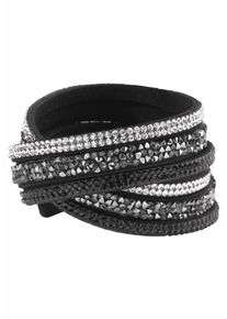 Firetti Armband »Wickelarmband«, mit Glasstein