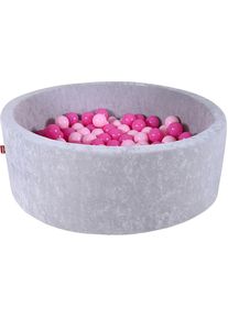 KNORRTOYS® Bällebad »Soft, Grey«, mit 300 Bällen soft pink; Made in Europe