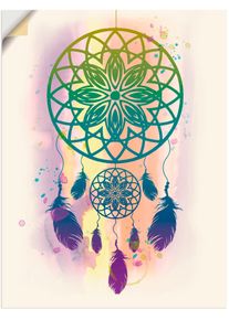 Artland Wandbild »Traumfänger Wasserfarbe«, Muster, (1 St.), als Leinwandbild, Poster, Wandaufkleber in verschied. Grössen
