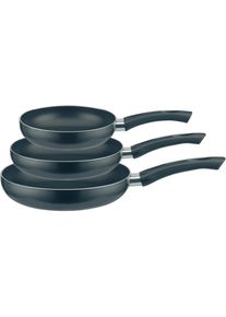 ELO Pfannen-Set »Ducto«, Aluminium, (Set, 3 tlg., je 1 Pfanne Ø 20/24/28 cm, H: 4,5/5,0/5,8 cm), Induktion