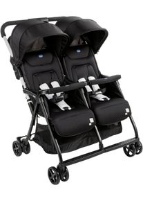 Chicco Zwillingsbuggy »OHlalà Twin, Black Night«, 15 kg, Zwillingskinderwagen