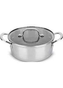 MediaShop Kochtopf »Titan Pot«, Edelstahl-Aluminium, 2,3 Liter, Induktion