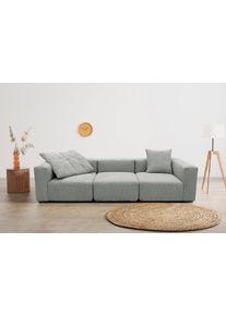 RAUM.ID Big-Sofa »Gerrid«, Cord-Bezug, bestehend aus Modulen: 2 Eck- und ein Mittelelement