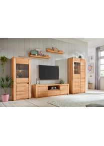 Home Affaire Wohnwand »Burani«, (Set, 4 St.), teilmassives Holz