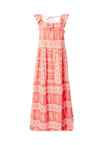 V&eacute;ro Moda Vero Moda Sommerkleid 'Dicthe' Damen Gr&ouml;&szlig;e 38 orange / wei&szlig; Winterkleid