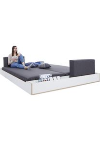 Müllermöbel Müller SMALL LIVING Futonbett »MAUDE Bett«, Überlänge 210 cm