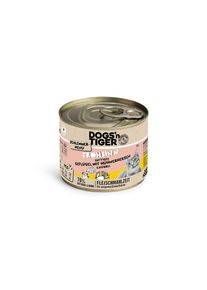12x 200g Schlemmermenü Geflügel mit Huhn Dogs'n Tiger Katzenfutter Nass