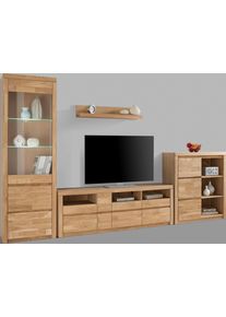 Home Affaire Wohnwand »Silkeborg«, (Set, 4 St.), teilmassives Holz